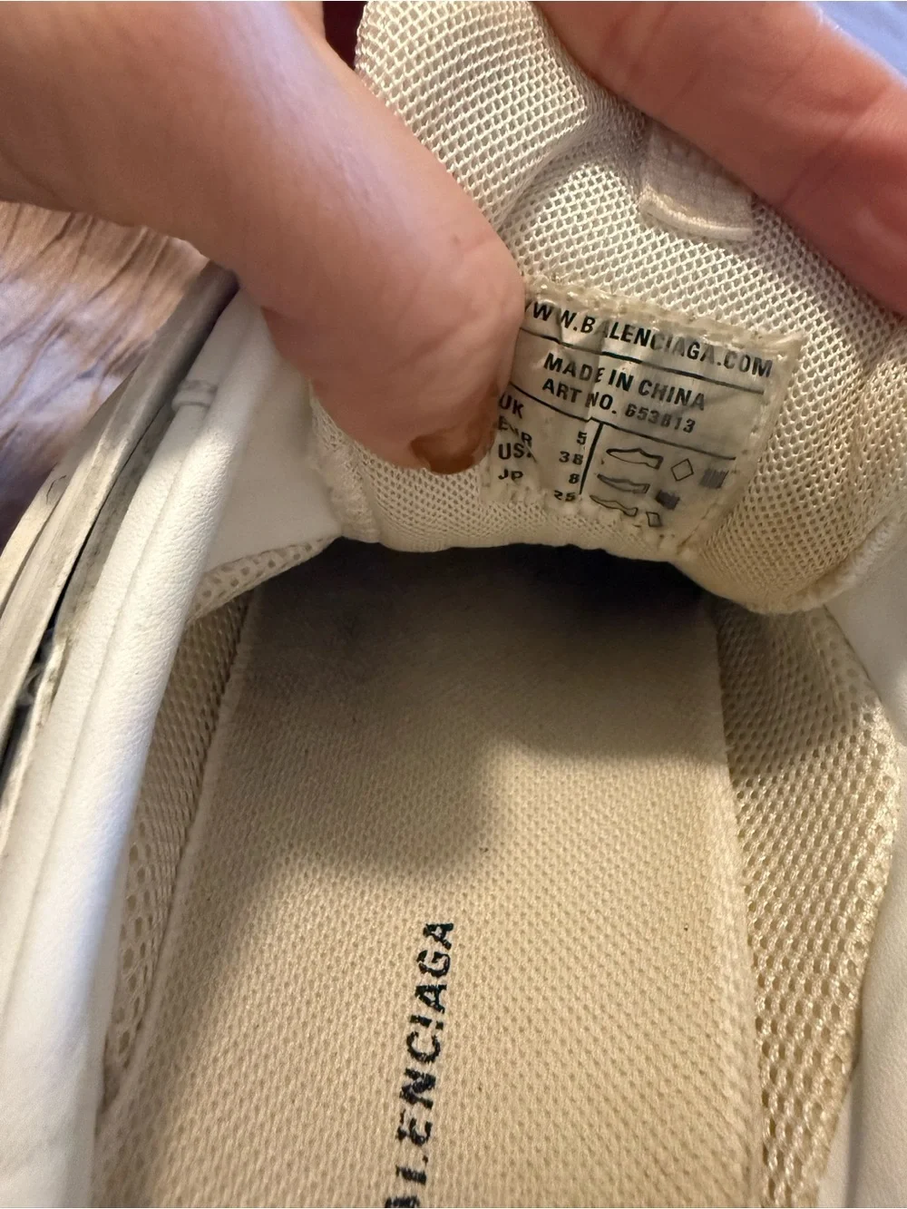 White Layered Track Sneakers, slide on